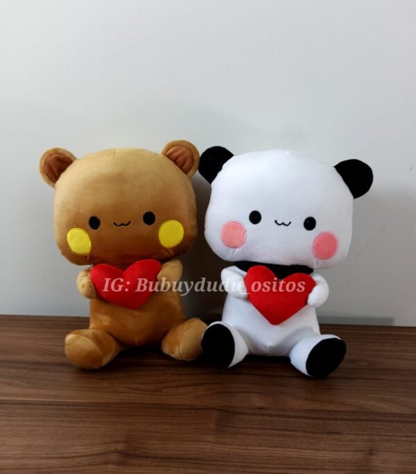 Bubu y Dudu de Peluche Con Corazón